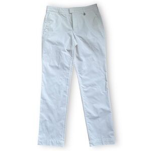 HUGO BOSS White tailored straight leg trousers size 30